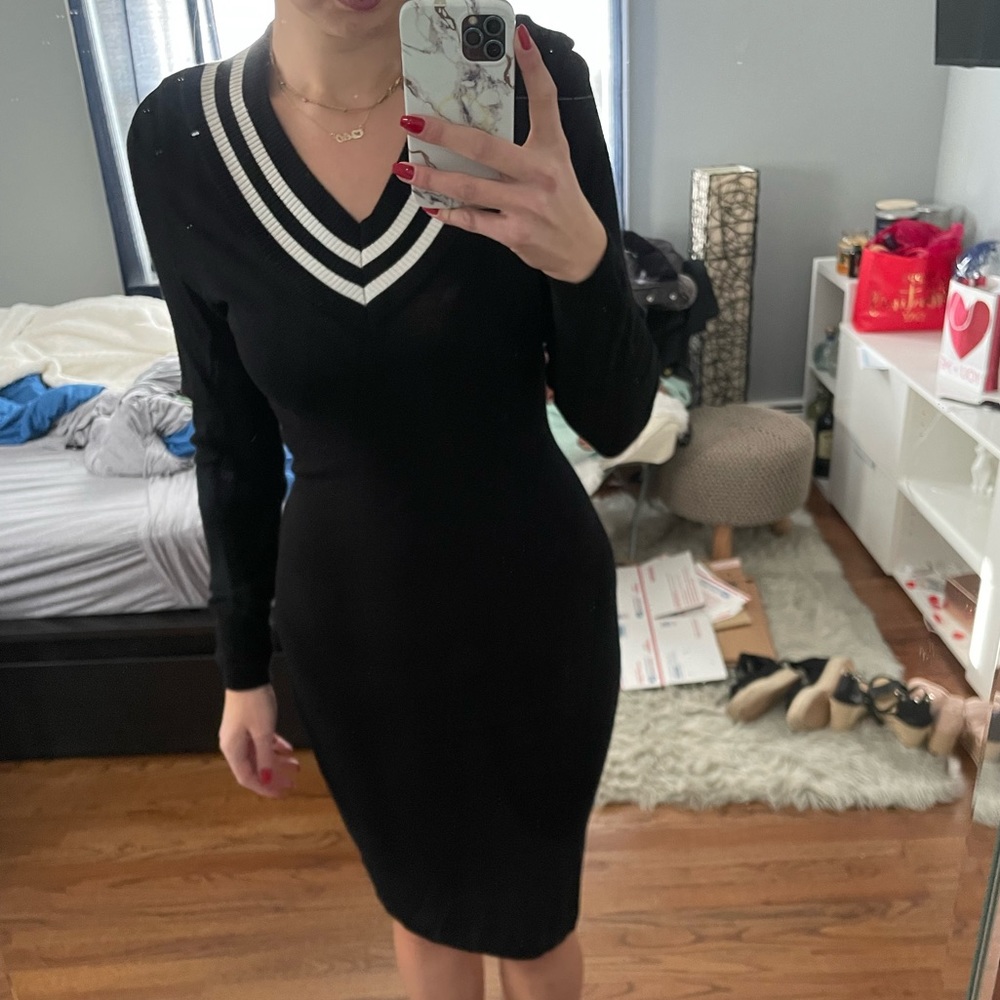 Long black dress